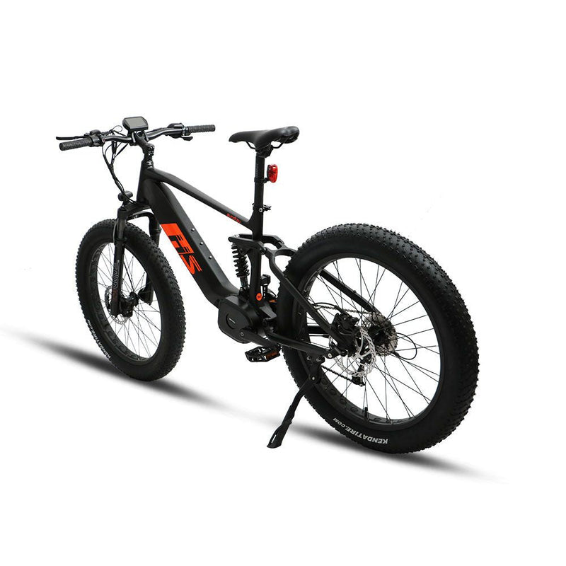 Performer 2024 Eunorau FAT-HS 1000W 48V 14Ah Mid Drive Fat Tire Suspension Electric Bike