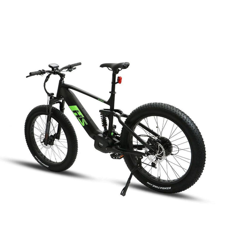 Performer 2024 Eunorau FAT-HS 1000W 48V 14Ah Mid Drive Fat Tire Suspension Electric Bike