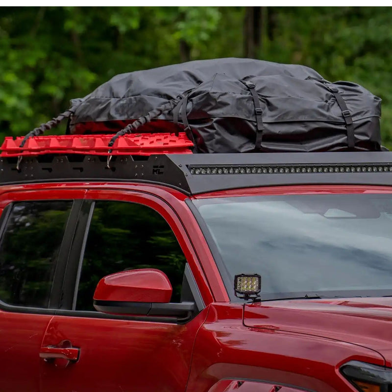 ROUGH COUNTRY LOW PROFILE ROOF RACK W/40" LED LIGHT BAR | 2024+ TOYOTA TACOMA - 72110