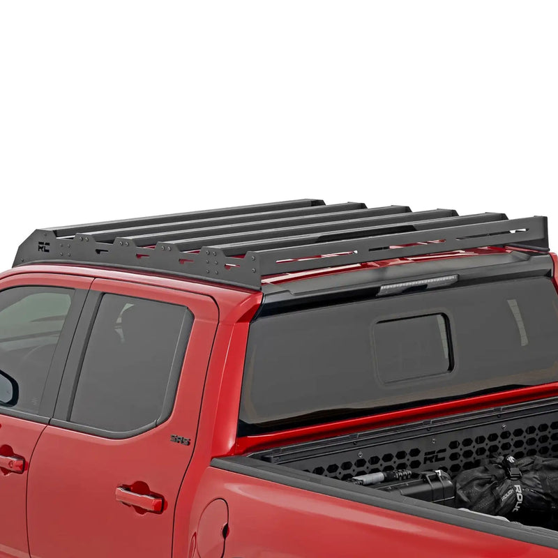 ROUGH COUNTRY LOW PROFILE ROOF RACK W/40" LED LIGHT BAR | 2024+ TOYOTA TACOMA - 72110