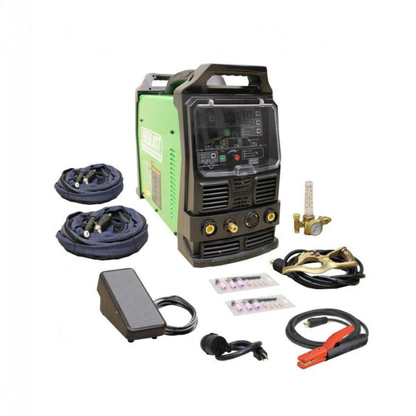 Everlast PowerTIG 210EXT Digital AC/DC TIG Stick Pulse Inverter Welder 110v/220v Dual Voltage PT210EXT