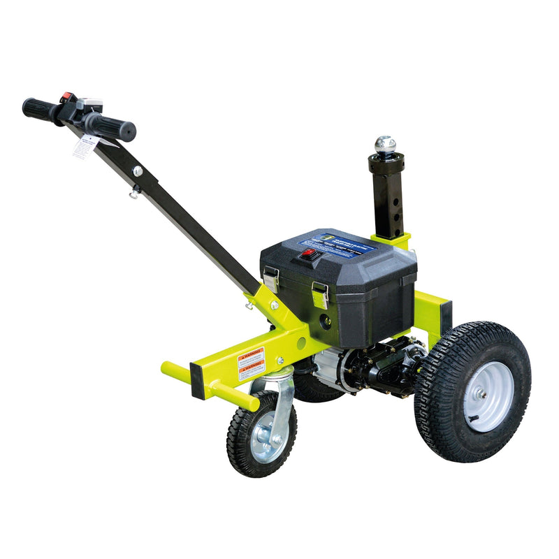 Tow Tuff TMD-35ETD8 Adjustable 3500 Lbs Capacity Electric Trailer Dolly, Green - 218124