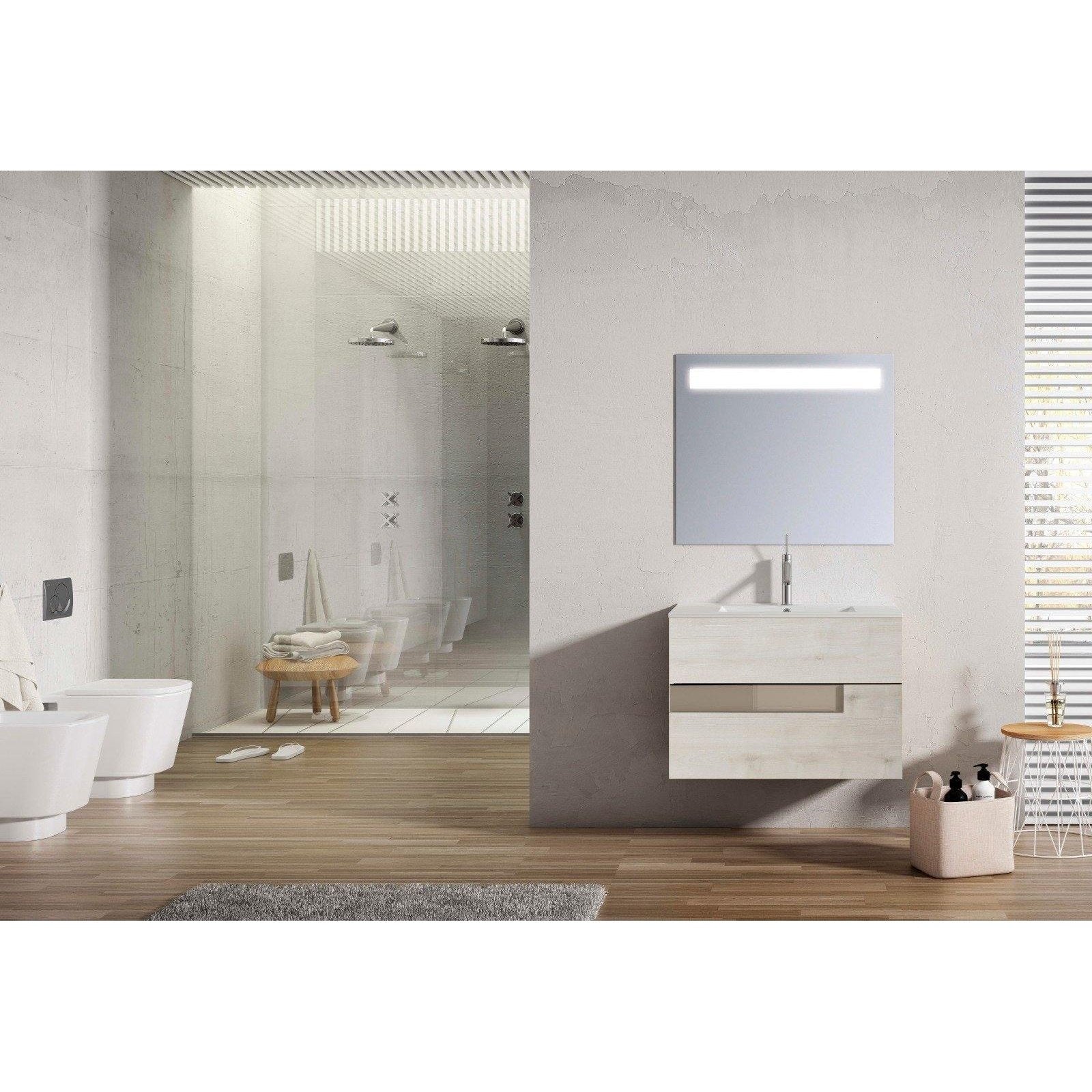 Lucena Bath Vision 24" Contemporary Wood Single Vanity in 6 colors - Backyard Provider