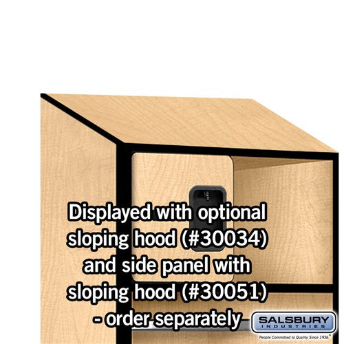 Salsbury 24" Wide Designer Wood Open Access Locker - 30024MAP