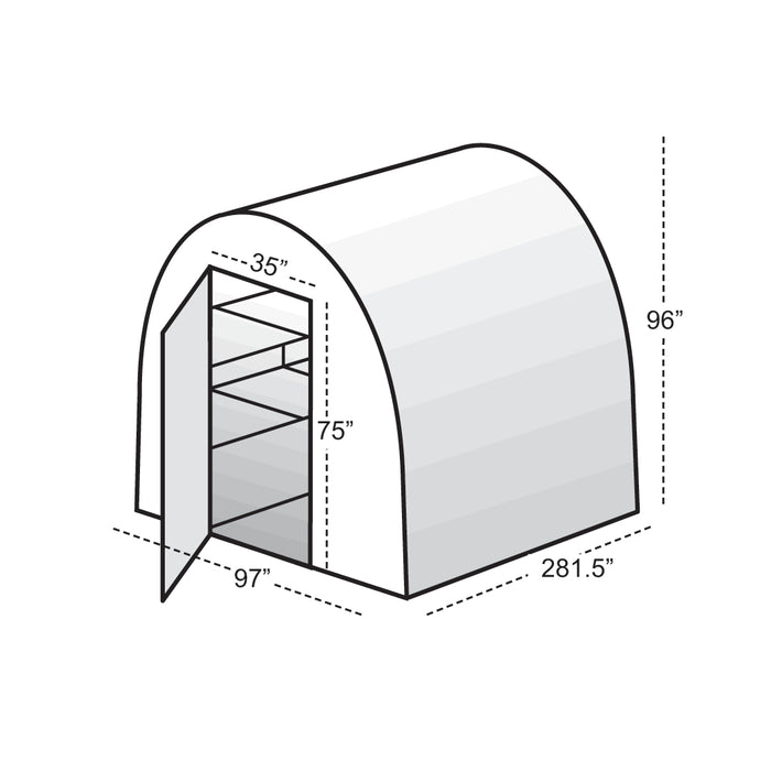 Solexx Gardener's Oasis Basic Greenhouse - G-208