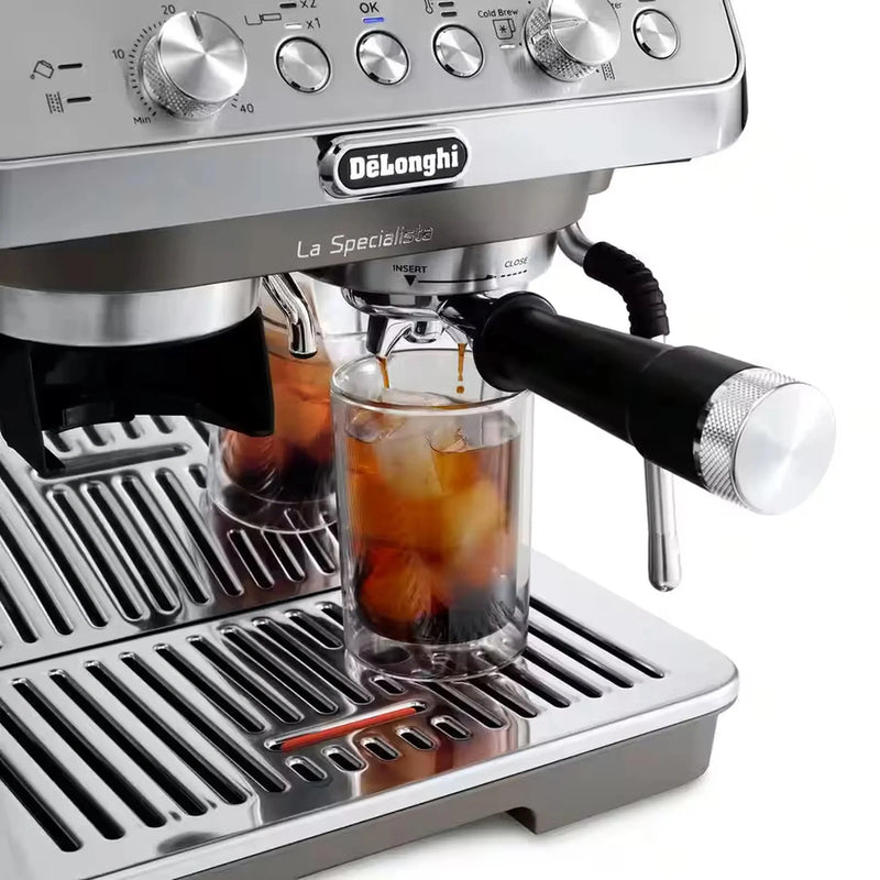 De'Longhi La Specialista Arte Evo Espresso Machine with Cold Brew in Silver EC9255M