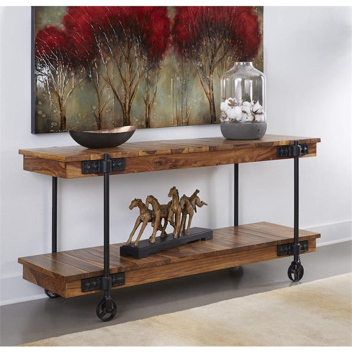 Coast2Coast Home Stewart Console Table Kingston Brown - 37104