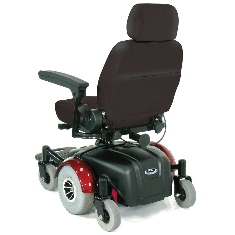 Drive Medical Image EC Mid Wheel Drive Power Wheelchair - 2800ecbu-rcl - Backyard Provider