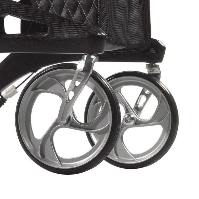 Drive Medical Nitro Elite CF Carbon Fiber Rollator Walker - Black - rtl10266cf