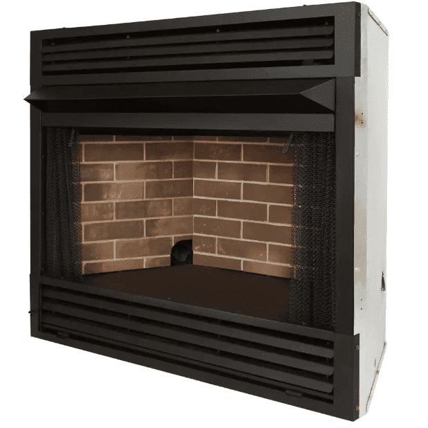 Pleasant Hearth Universal Circulating Zero Clearance 36 in. Ventless Dual Fuel Fireplace Insert New