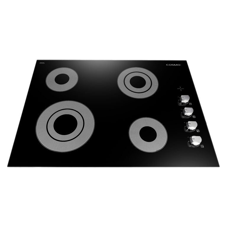 Cosmo 36" Electric Ceramic Glass Cooktop with 5 Burners, Dual Zone Elements, Hot Surface Indicator Light and Control Knobs - COS-365ECC