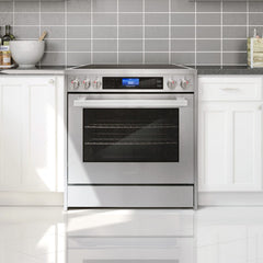 Cosmo Commercial-Style 30" Single Oven Electric Range with 7 Function 5 cu. ft. Convection Oven in Stainless Steel - COS-305AERC