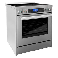 Cosmo Commercial-Style 30" Single Oven Electric Range with 7 Function 5 cu. ft. Convection Oven in Stainless Steel - COS-305AERC