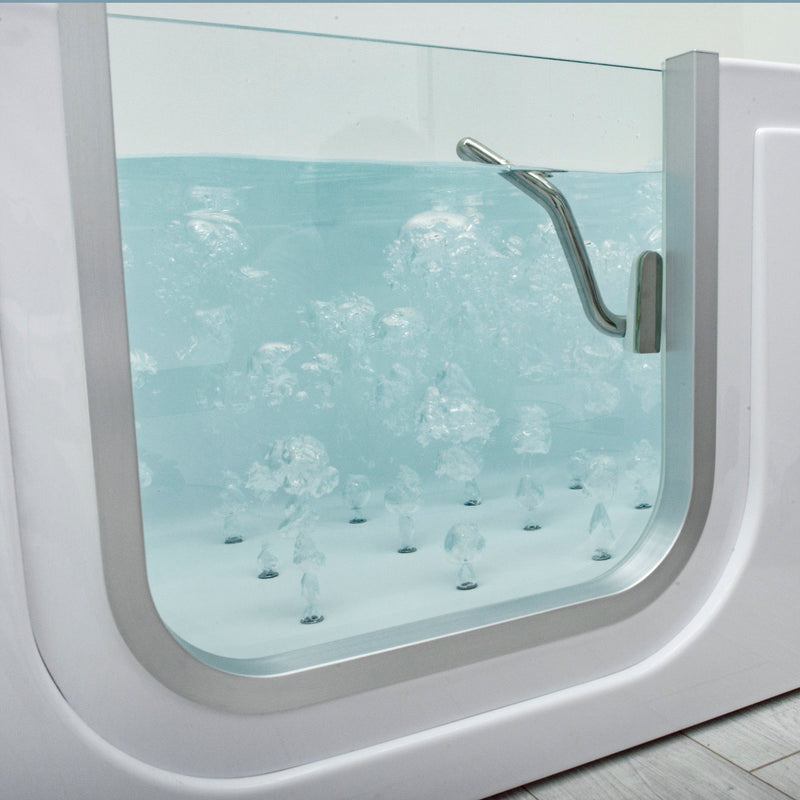 Ella's Bubble Laydown Air - Acrylic Walk In Bathtub (30″W x 60″L) - Backyard Provider