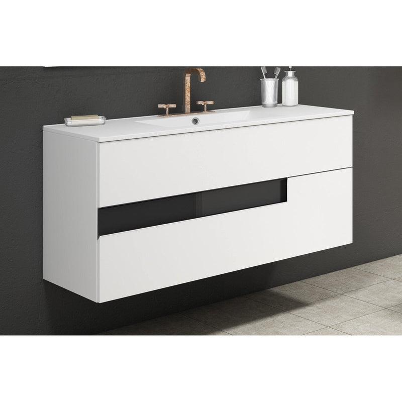 Lucena Bath Vision 64" Contemporary Wood Double Vanity in 6 colors - Backyard Provider