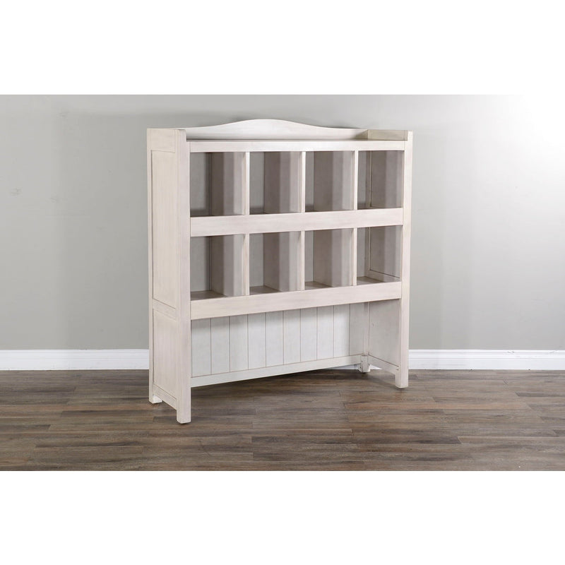 Sunny Designs Storage Bookcase And Bench - White - 2993MW