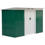 Outsunny 9' x 4.5' x 5.5' Outdoor Rust-Resistant Garden Storage Shed - 845-032