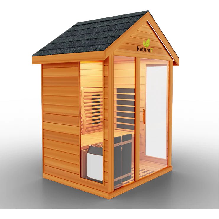 Medical Sauna Nature 7 Sauna - 4 Person Outdoor Infrared Sauna