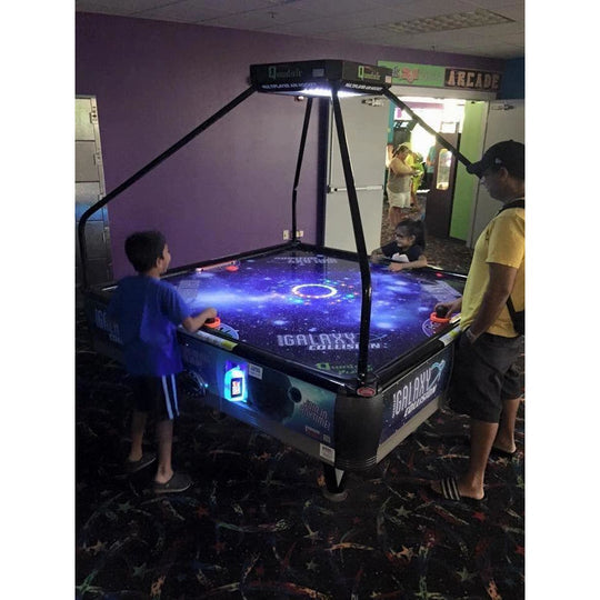 Barron Games Quadair Hockey Table - Galaxy Collision