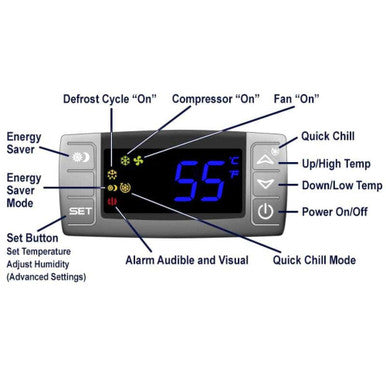 CellarPro Wall Mounted 4000 WATER Cooled Wine Cellar Cooling Unit - CP-SPLIT-4000SWC-EC-110-7649