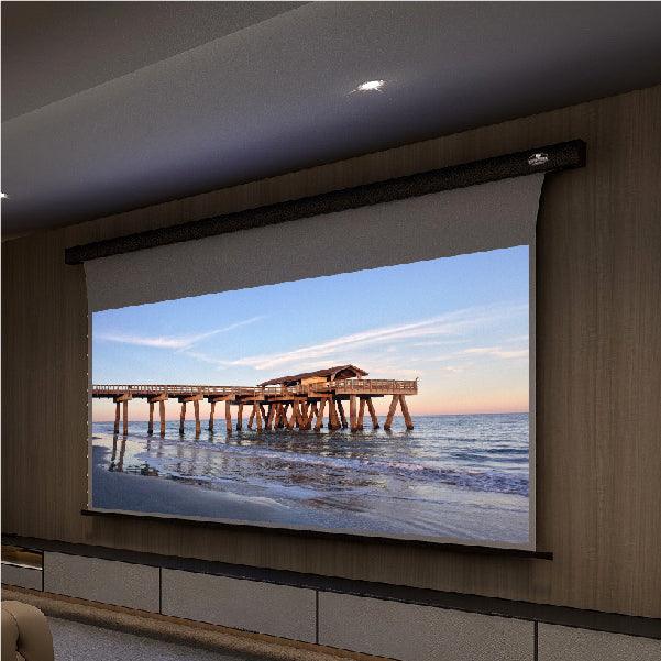 VIVIDSTORM ALR Slimline Motorized Tension Obsidian Long Throw Projector Screen