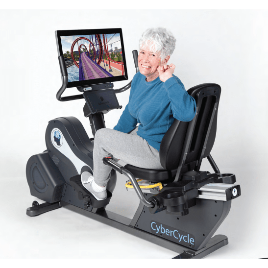 CyberCycle Interactive Recumbent Bike For Older Adults - 42251600