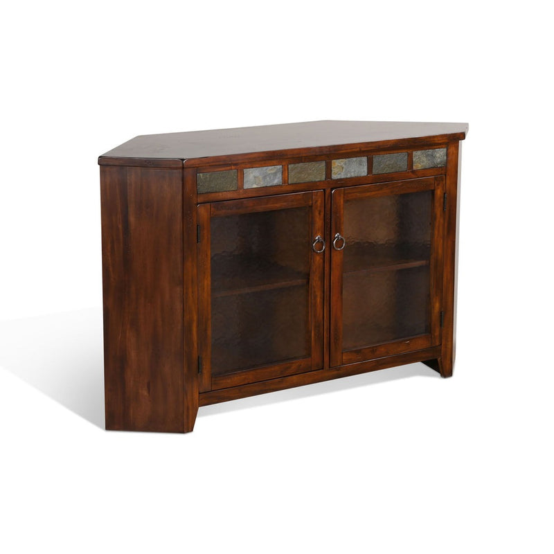 Santa Fe - Corner TV Console - Dark Brown - 3399DC2