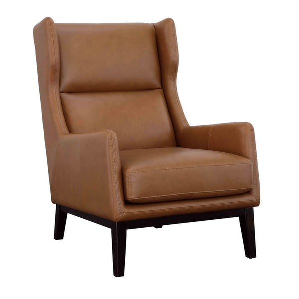 Coast2Coast Home Buckman Accent Chair Brown / Glossy Black - 90305