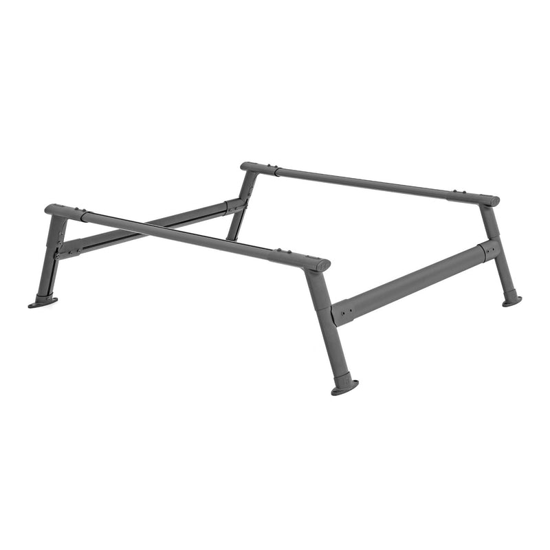 ROUGH COUNTRY ALUMINUM BED RACK | 2005-2023 TOYOTA TACOMA - 73115 + 73114