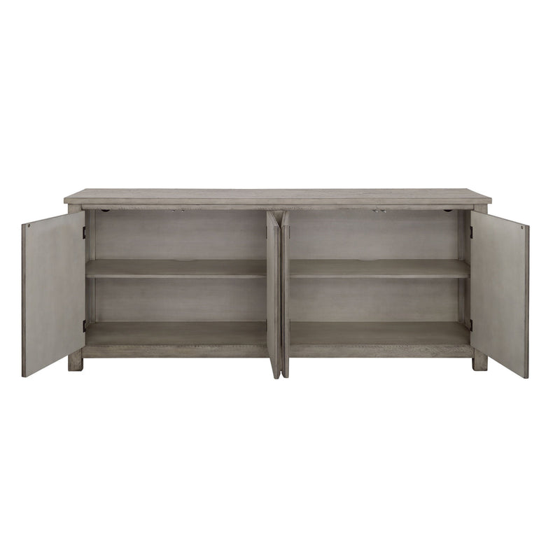 Coast2Coast Home Spalding Four Door Credenza Gray - 90306