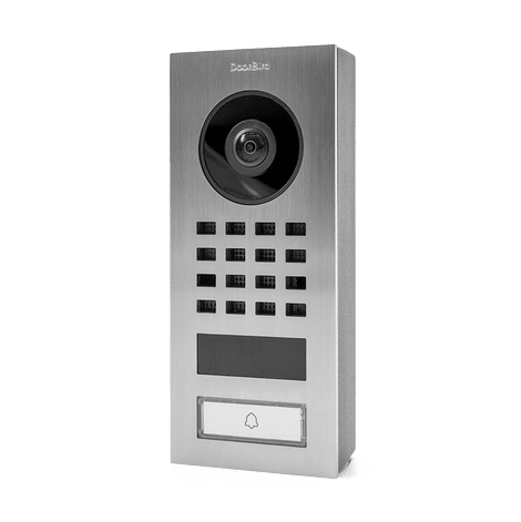 DoorBird D1101V Surface-Mount IP Video Intercom, 1 Call Button in Stainless Steel V2A - 423866744