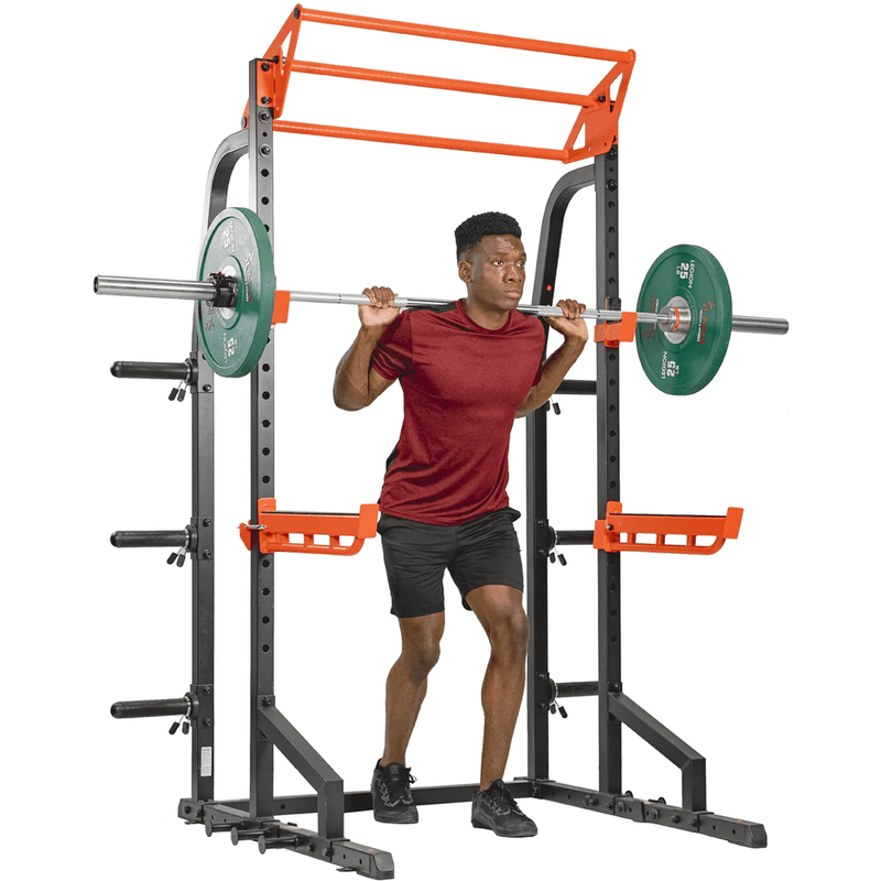 Sunny Health & Fitness Power Zone Heavy Duty Performance Power Cage with 1000 LB Weight Capacity