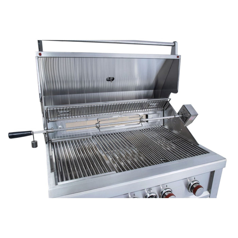 Sunstone Metal Products Ruby Gas Grills - 4 Burner 36" Ruby Drop in Gas Grills w/ IR