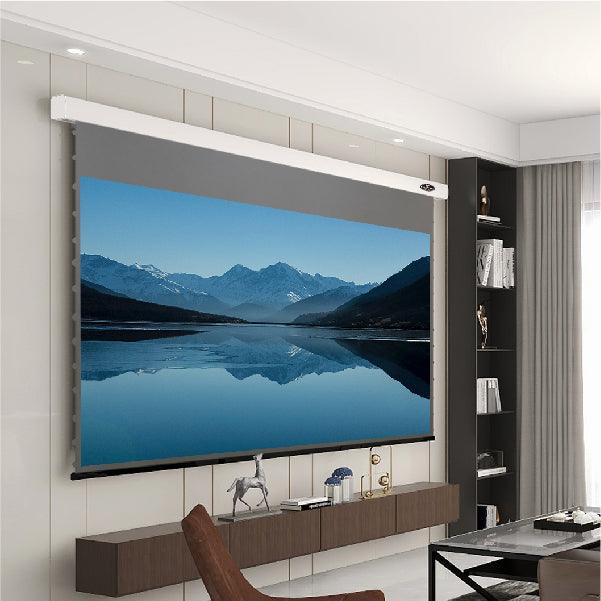 VIVIDSTORM ALR Slimline Motorized Tension Obsidian Long Throw Projector Screen