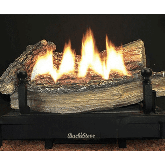 Buck Stove 18" Ceramic Series 25,000 BTU's Vent Free Log Set New - GL-CR8TLP