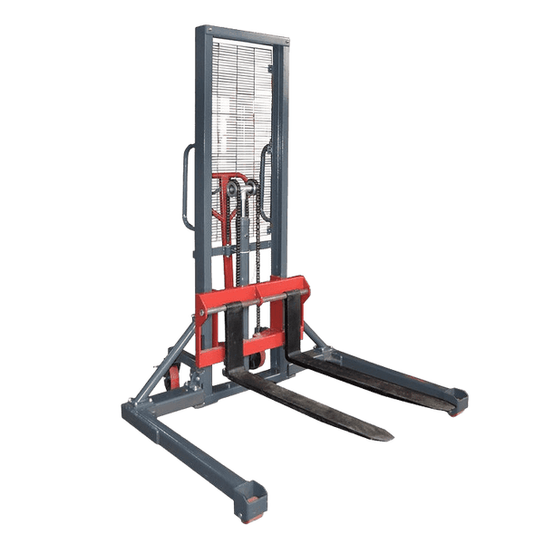 Pake Handling Tools PHT Straddle Leg Manual Stacker 2200 lb Capacity 63" Lift Height 45.27" Fork New - PAKMS03