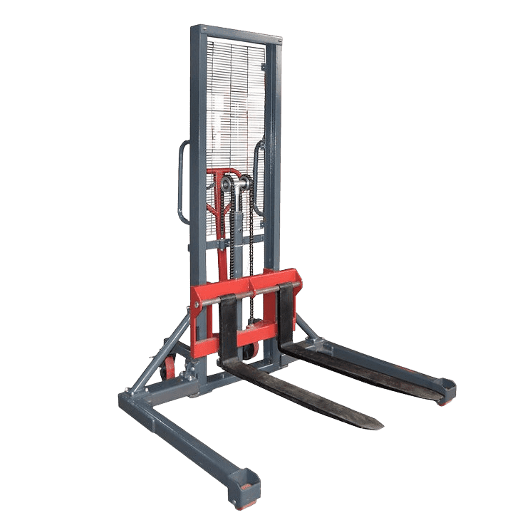 Pake Handling Tools PHT Straddle Leg Manual Stacker 2200 lb Capacity 63" Lift Height 45.27" Fork New - PAKMS03