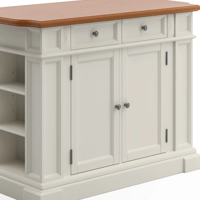 Homestyles Americana Off-White Kitchen Island 5002-94.