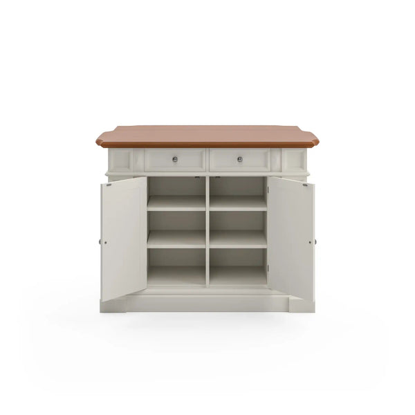 Homestyles Americana Off-White Kitchen Island 5002-94.