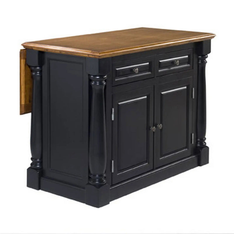 Homestyles Monarch Black Kitchen Island - 5008-94