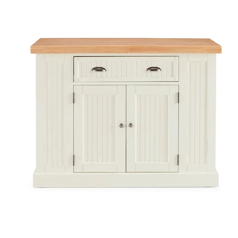 Homestyles Nantucket Off-White Kitchen Island - 5022-94N