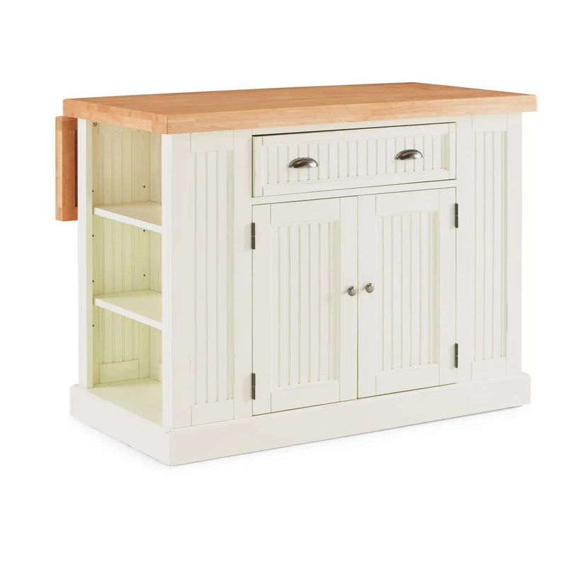 Homestyles Nantucket Off-White Kitchen Island 5022-94N