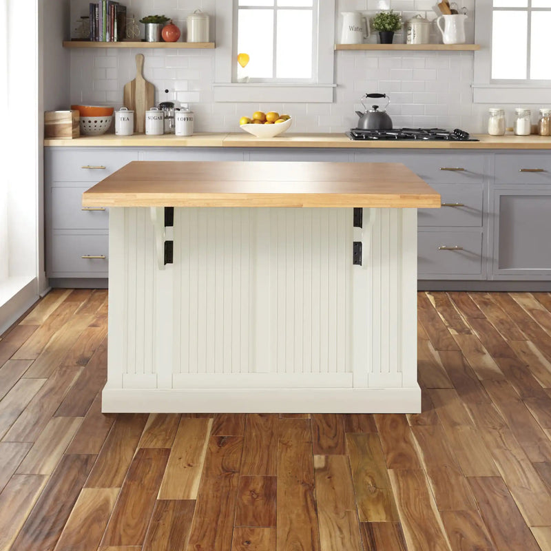 Homestyles Nantucket Off-White Kitchen Island - 5022-94N