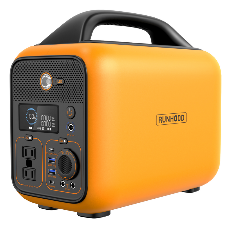 RALLYE 600 PRO ( 1296Wh/600W. Portable power station with 100W solar panel）PS-TSP-H4EAUS-US