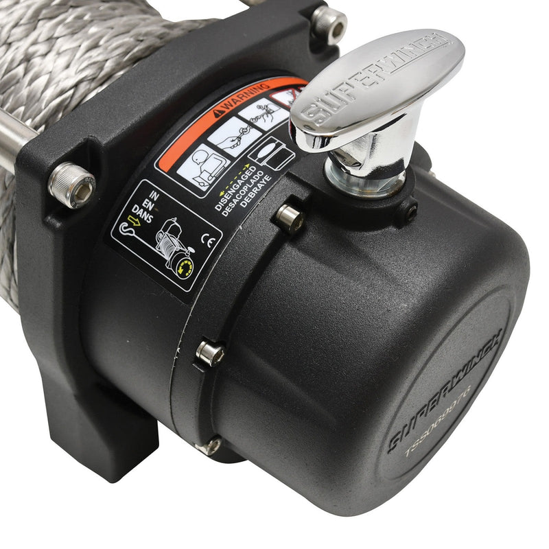 Superwinch TIGER SHARK 9500SR SYNTHETIC ROPE WINCH - 1595201