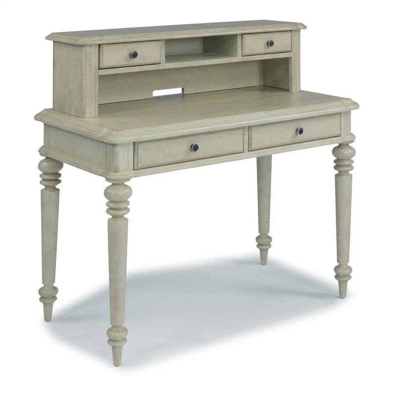 Homestyles Provence Off-White Desk with Hutch - 5502-162