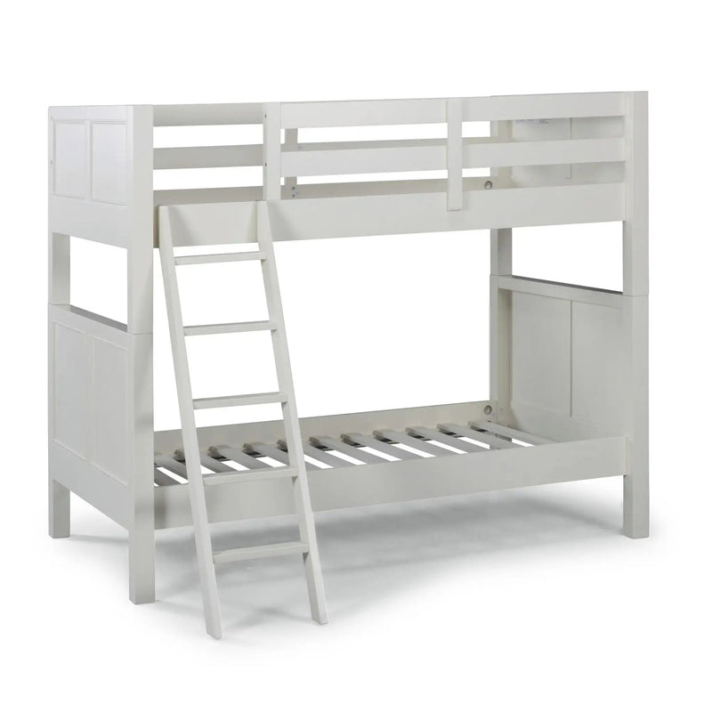 Homestyles Naples Off-White Twin Over Twin Bunk Bed - 5530-54