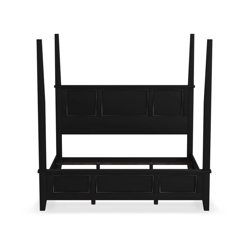 Homestyles Bedford Black King Poster Bed - 5531-620