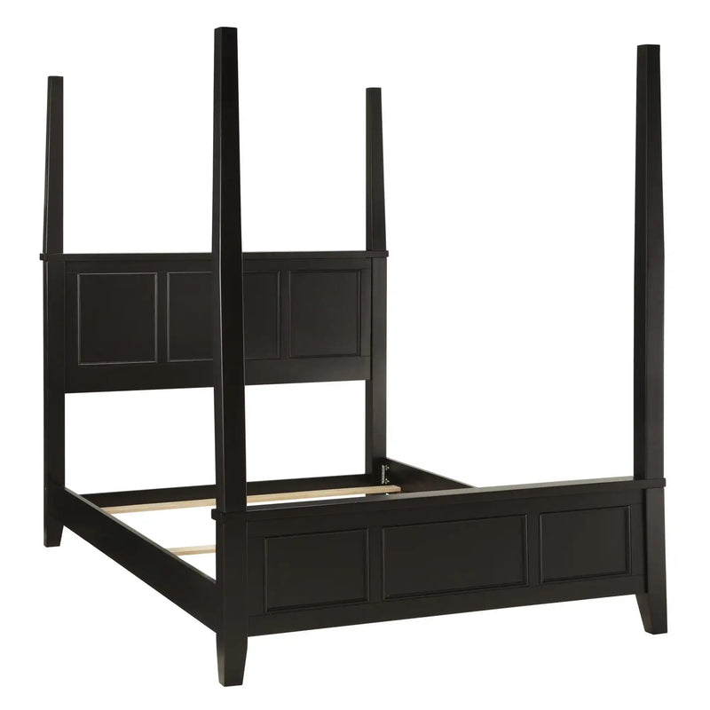 Homestyles Bedford Black King Poster Bed - 5531-620