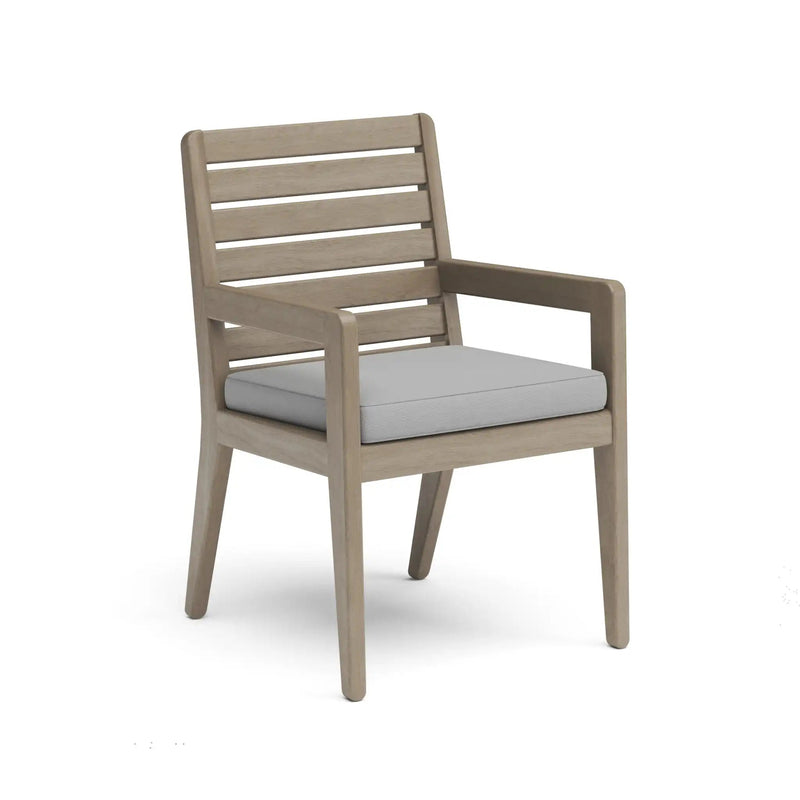 Homestyles Sustain Gray Outdoor Dining Armchair Pair - 5675-81